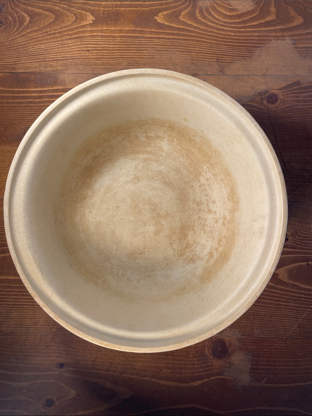 Unbranded stoneware bowl - excellent for mixing or baking!